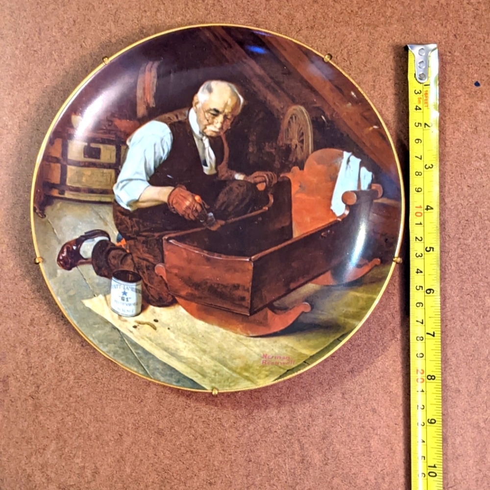 Norman Rockwell China Plate Decor
